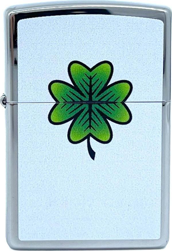 Zippo Four Leaf Clover Dizayn Çakmak - Image 1