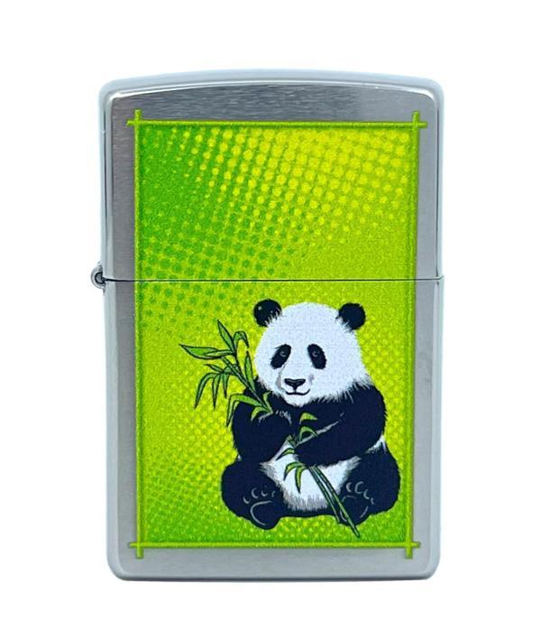 Zippo Panda Bear Sitting With Bamboo Dizayn Çakmak - Image 1