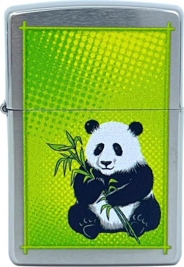 Zippo Panda Bear Sitting With Bamboo Dizayn Çakmak - Image 1