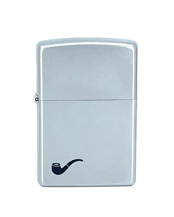 Zippo Pipe Satin Chrome Dizayn Pipo Çakmağı - Image 1
