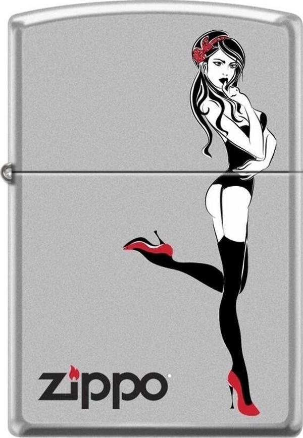 Zippo Sexy Pin Up Woman Dizayn Çakmak - Image 1