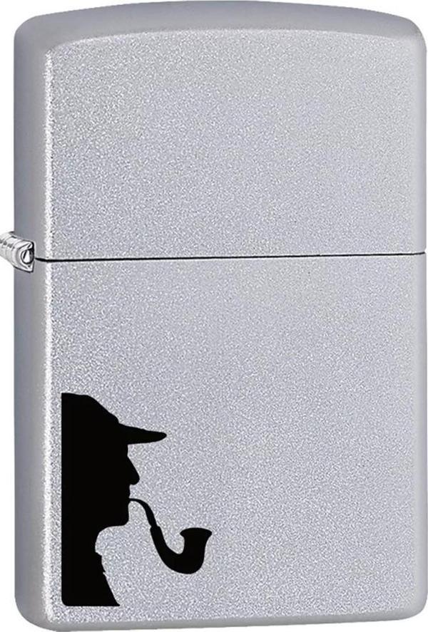 Zippo Sherlock Holmes Pipeman Dizayn Pipo Çakmağı - Image 1