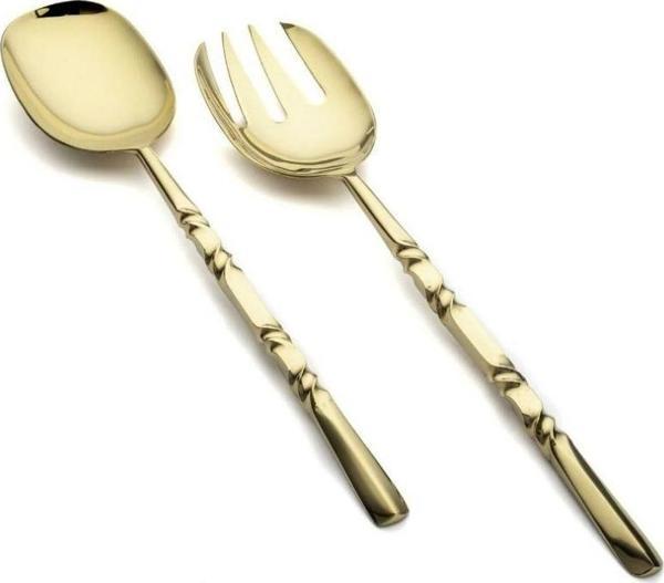 Mikasa Moor Natty Gold 2li Salata Servis Seti - Image 1