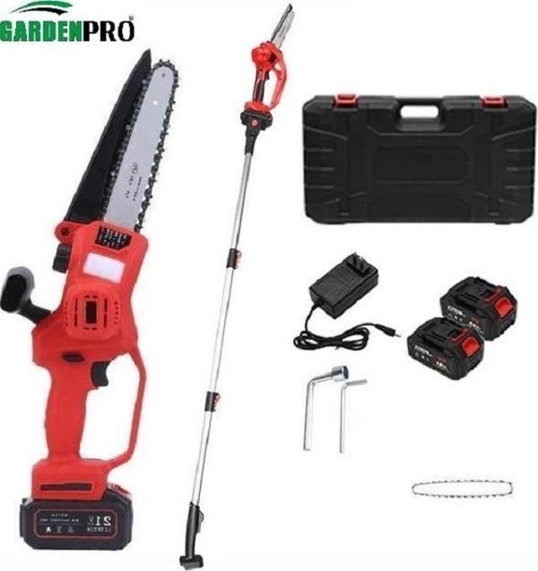 Gardenpro VST9C208 Lityum Akülü Uzatma Aparatlı Budama Testeresi - Image 1