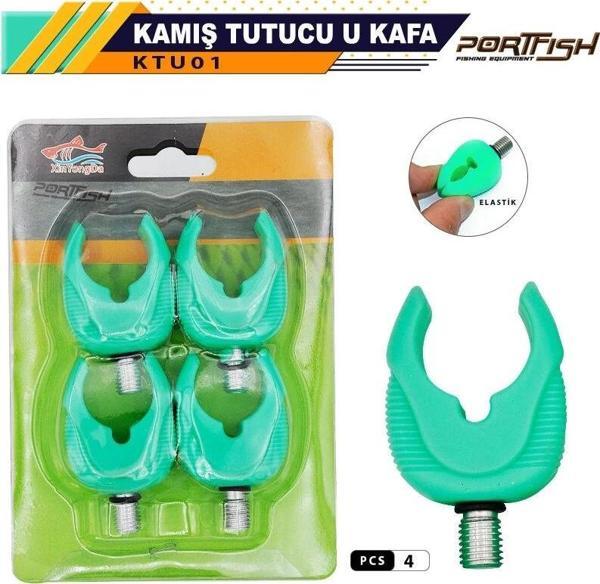 Portfish Kamış Tutucu U Kafa 4 Adetli - Image 1