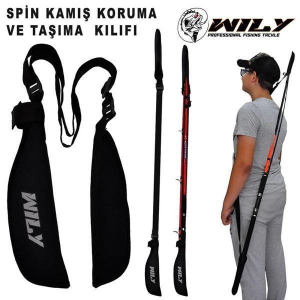 Wily Neopren Spin Kamış Koruma ve Taşıma Kılıfı - Image 1