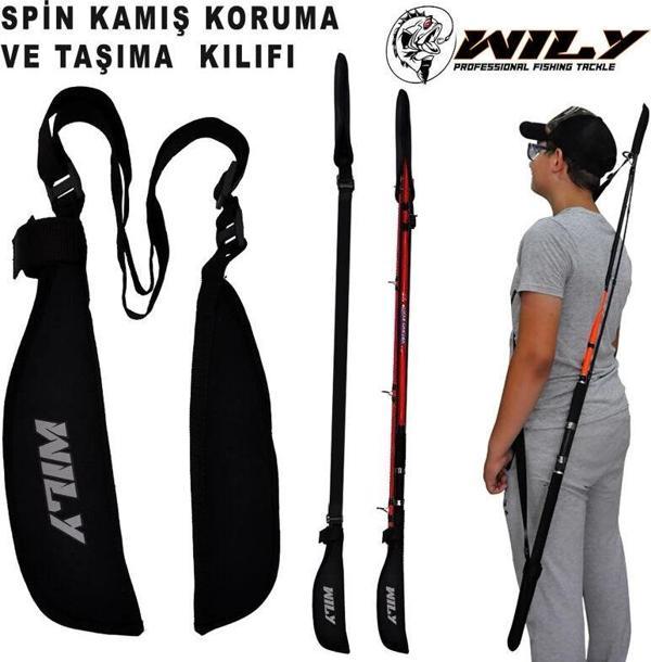 Wily Neopren Spin Kamış Koruma ve Taşıma Kılıfı - Image 1