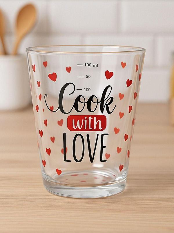 3D Home Ölçü Bardağı Cook With Love - Image 1