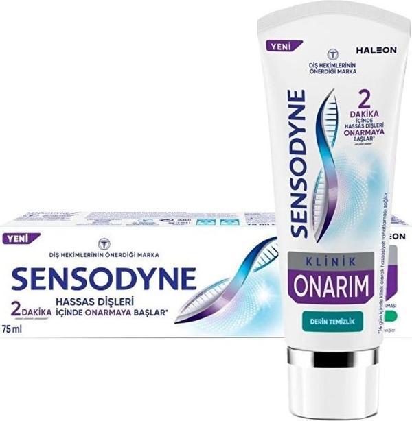 Sensodyne Klinik Onarım Derin Temizlik Diş Macunu 75 ml - Image 1