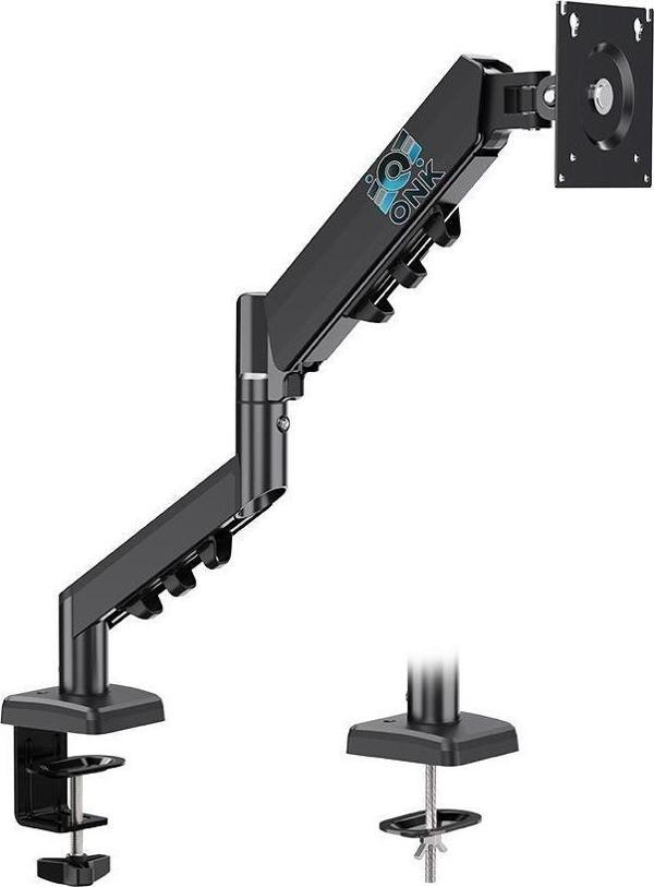 ONK 17-27'' Amortisörlü Hareketli Masa Üstü Tekli Monitör Standı - Image 1
