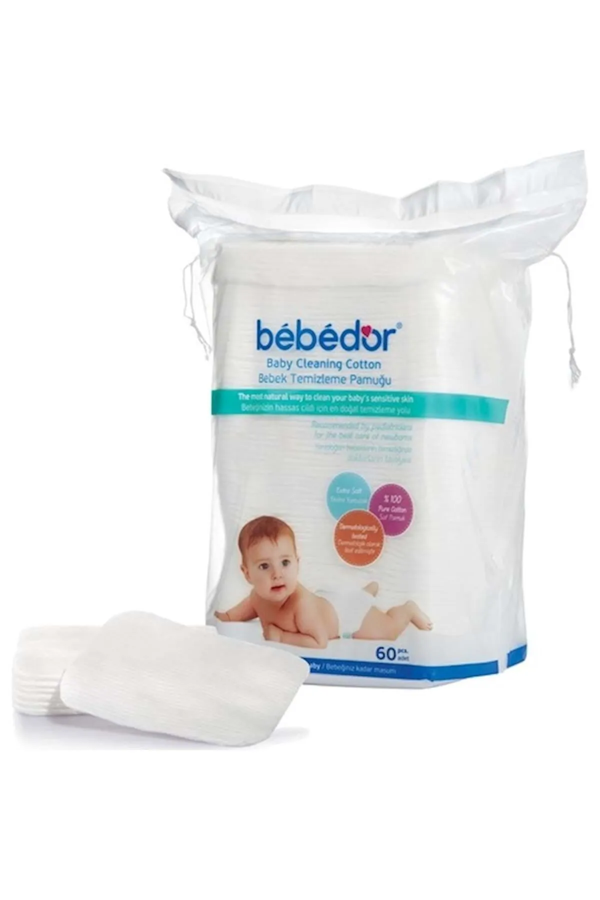 Bebedor Bebek Temizleme Pamuğu 60 Adet - Image 1