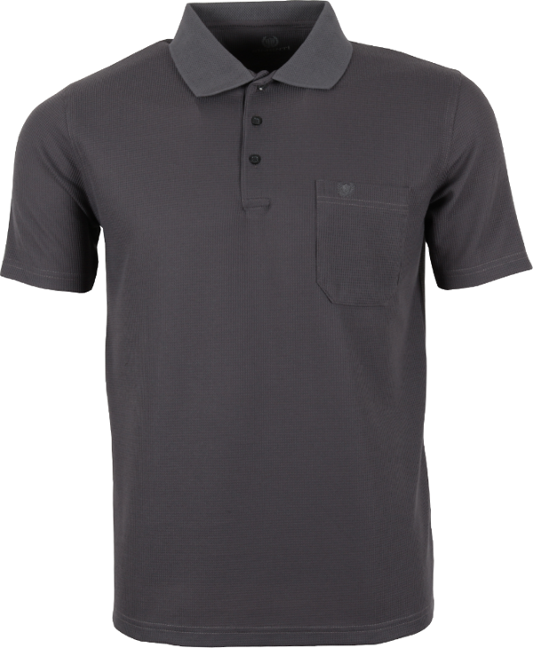 Erkek Tişört Yakalı Cepli Waffle Kumaş RAR01313 - Image 1