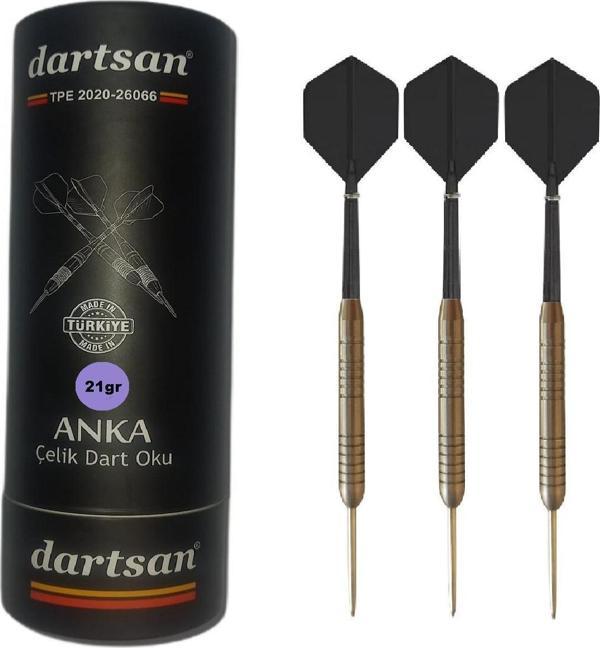 DARTSAN ANKA Türk Malı Çelik Dart Oku 21 gr - Image 1