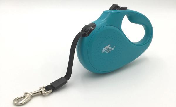 Doggie Master Seri Otomatik Makaralı Köpek Gezdirme 25 kg / 5 M Turkuaz - Image 1