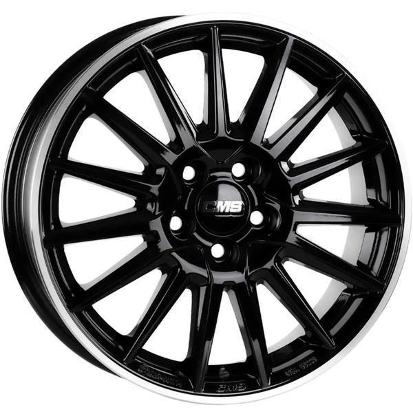 CMS-1264-07 6.0x15" 4x98 ET35 58.1 Diamond Rim Black Gloss Jant (4 Adet) - Image 1