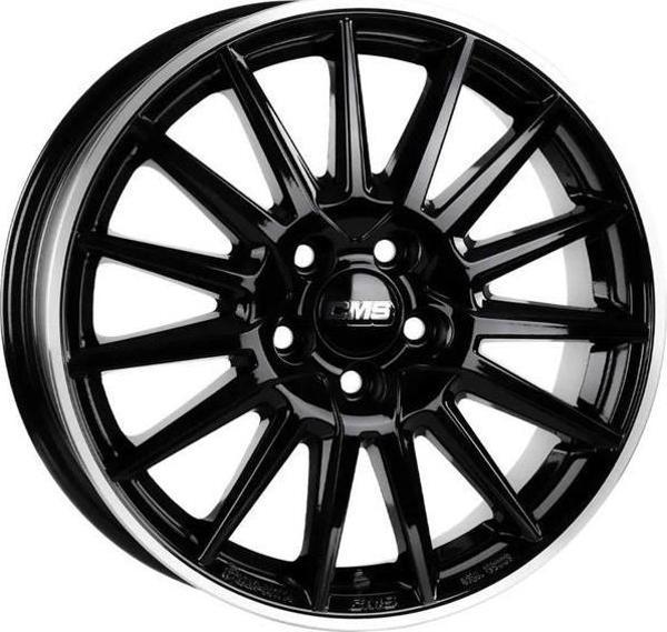 CMS-1264-07 6.0x15" 4x98 ET35 58.1 Diamond Rim Black Gloss Jant (4 Adet) - Image 1