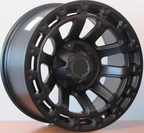 EMR-DY744-17 9.0x17 -6x139 ET10 56,1 Matt Black Jant (4 Adet) - Image 1