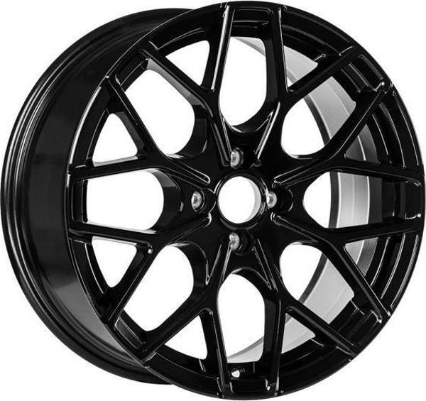 EMR-S1038-31 7.5x17" -5x100 ET35 73.1 Black Jant (4 Adet) - Image 1