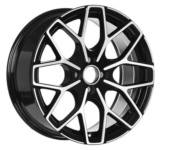EMR-S1038-32 7.5x17" -5x100 ET35 73.1 Black Diamond Jant (4 Adet) - Image 1