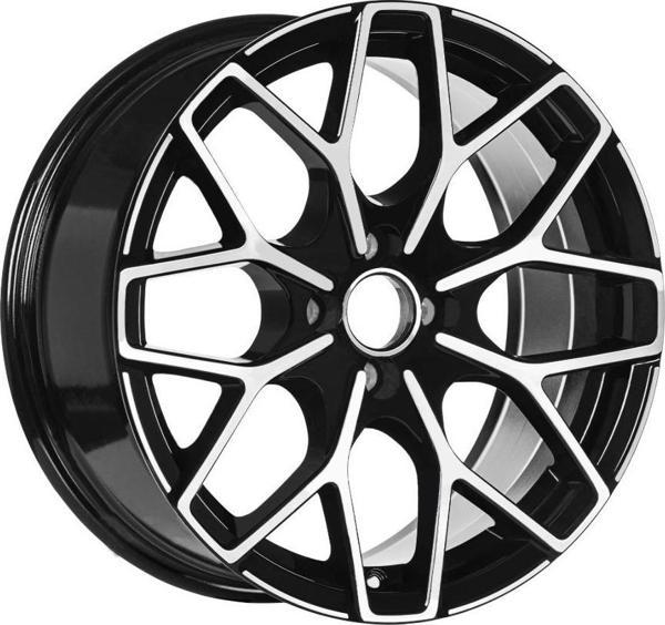 EMR-S1038-32 7.5x17" -5x100 ET35 73.1 Black Diamond Jant (4 Adet) - Image 1