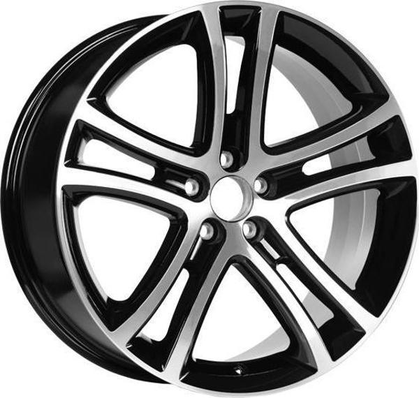 EMR-S1032-01 8.0x18" -5x112 ET40 73.1 Black Diamond Jant (4 Adet) - Image 1