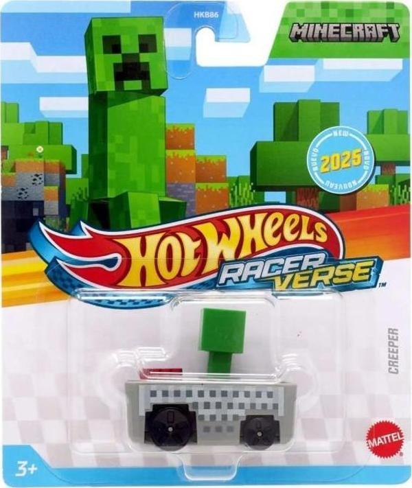 Hot Wheels Racerverse Minecraft Creeper HRV52 - Image 1