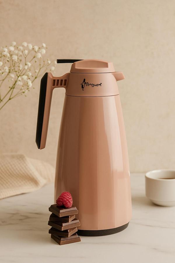 PNG-7002 1.5 Litre Cam Termos | 12 Saat Sıcak 24 Saat Soğuk | BPA Free | Sağlıklı Kullanım - Image 1