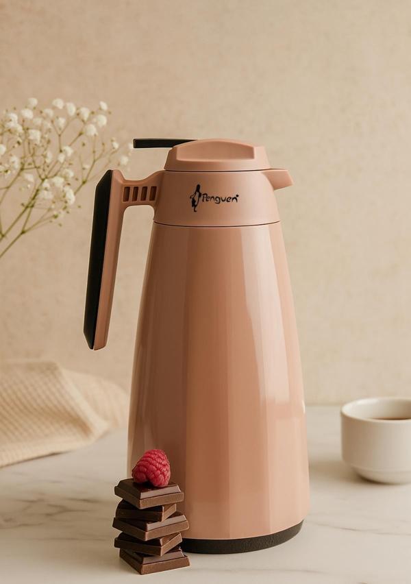 PNG-7002 1.5 Litre Cam Termos | 12 Saat Sıcak 24 Saat Soğuk | BPA Free | Sağlıklı Kullanım - Image 1