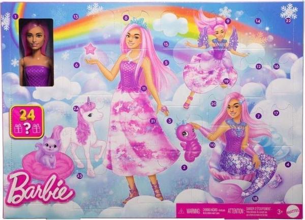 Barbie Fantasy Advent Calendar 24'lü Süpriz Kutu JFL66 - Image 1