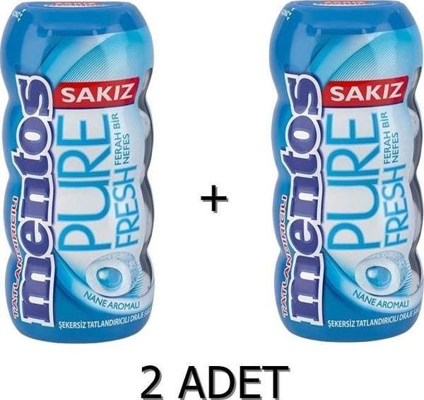 Mentos Pure Fresh Nane Aromalı Sakız - Şekersiz(Tatlandırıcılı) 30g - Image 1