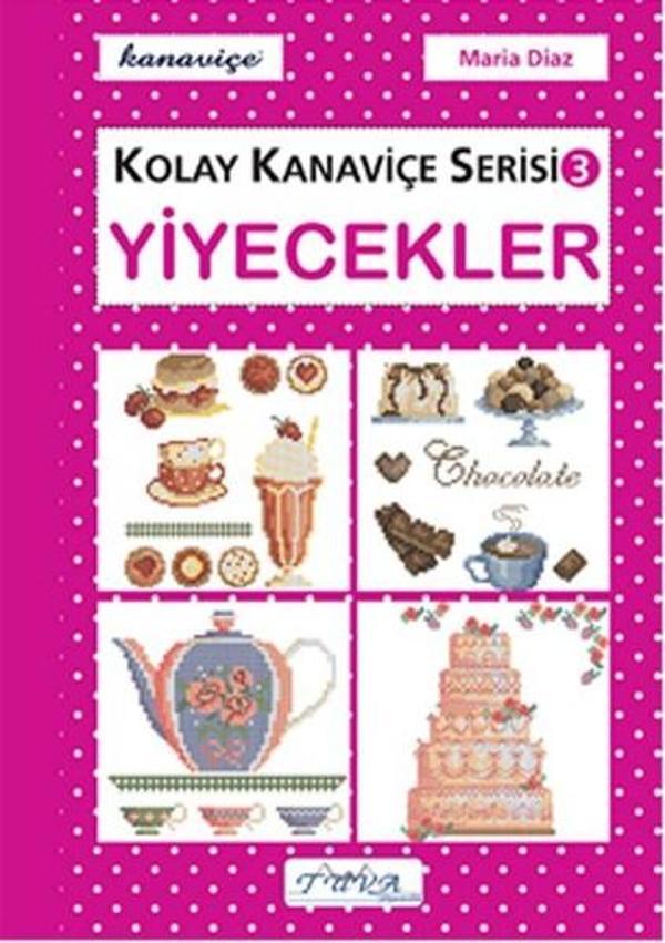 Yiyecekler - Kolay Kanaviçe Serisi 3 - Tuva Tekstil - Image 1