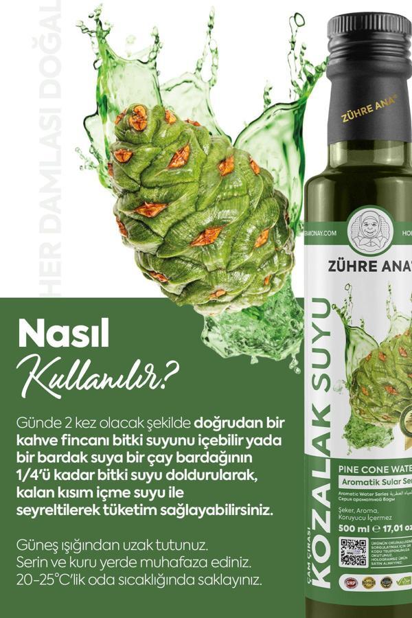 Zühre Ana Ekstraktlı Çam Çırası Kozalak Suyu 500 Ml - Image 1