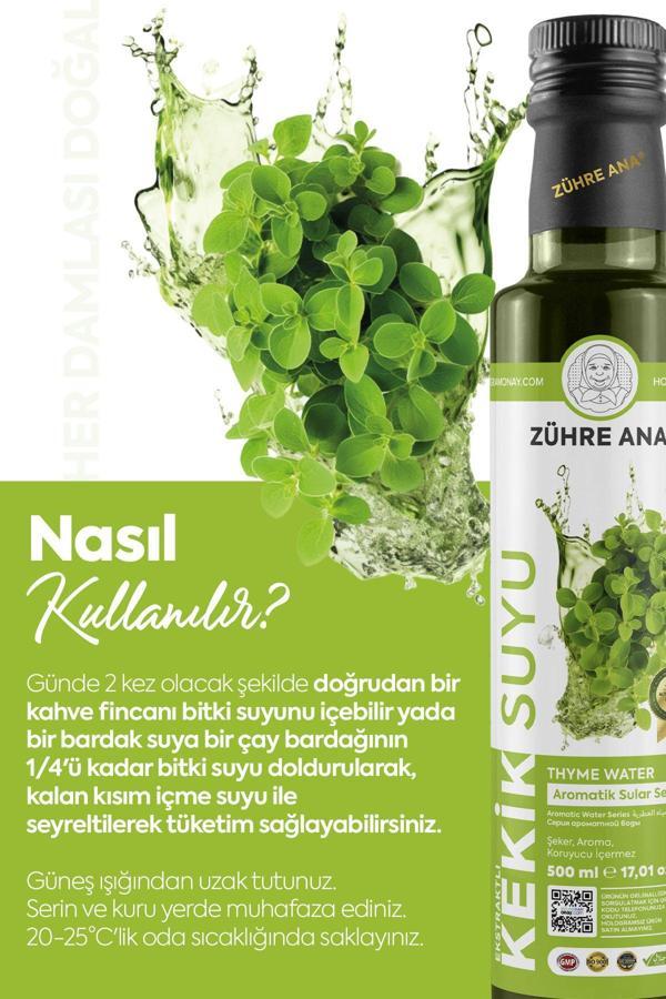 Zühre Ana Ekstraktlı Kekik Suyu 500 Ml - Image 1
