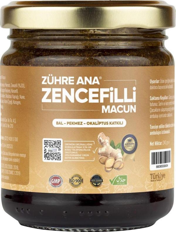 Zühre Ana Zencefilli Macun 240 Gr - Image 1