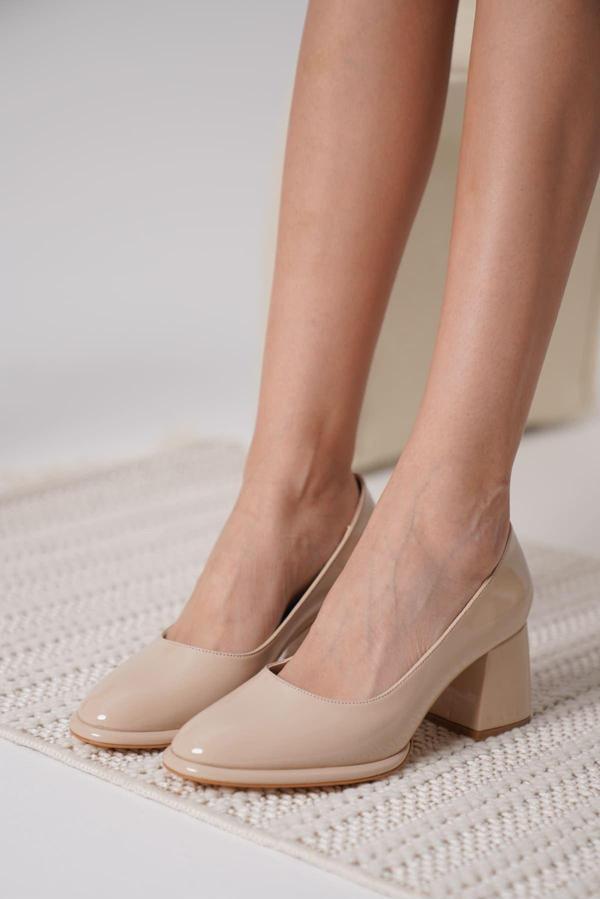 Candie Nude Rugan Kadın Stiletto - Image 1