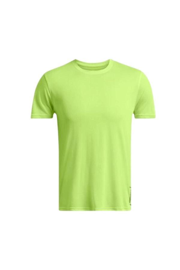 Under Armour Ua Run Anywhere Tee 1386617-304 Erkek Yeşil Tişört - Image 1