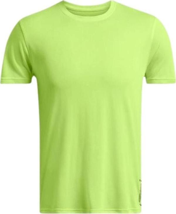 Under Armour Ua Run Anywhere Tee 1386617-304 Erkek Yeşil Tişört - Image 1