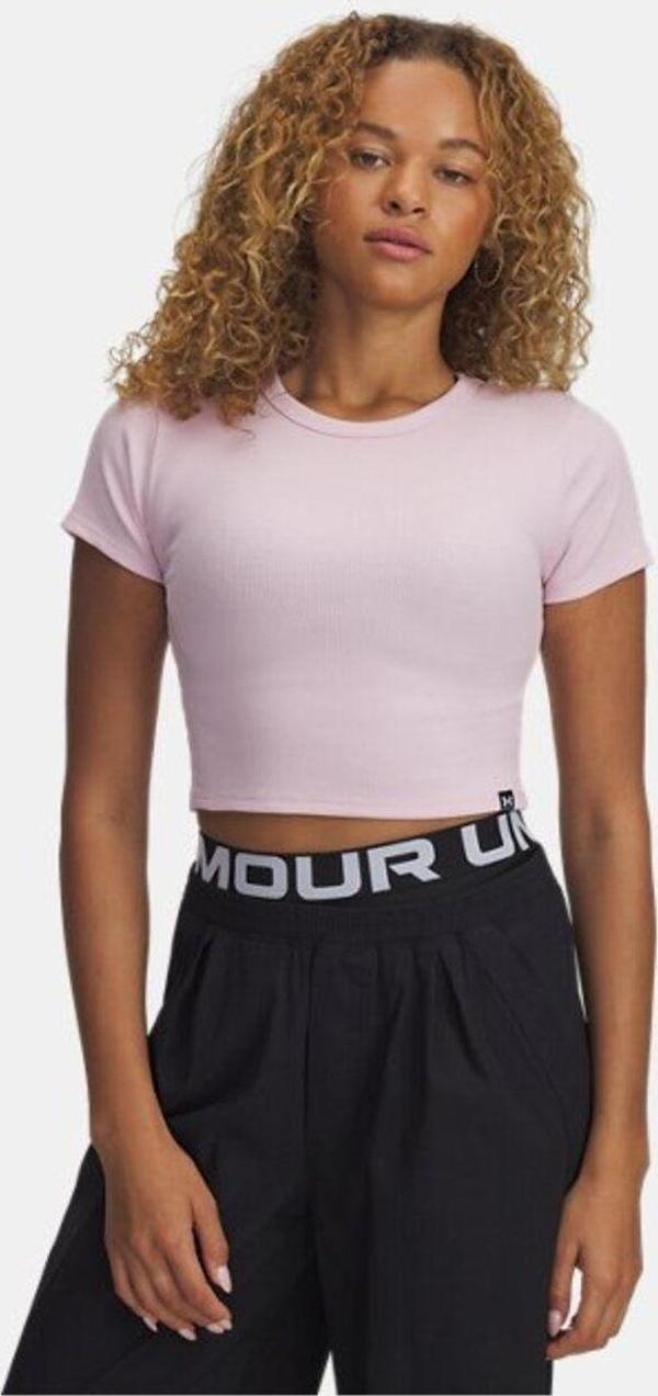 Under Armour Kadın Ua Rival Rib Baby Tee T-Shirt 6000264-647 - Image 1