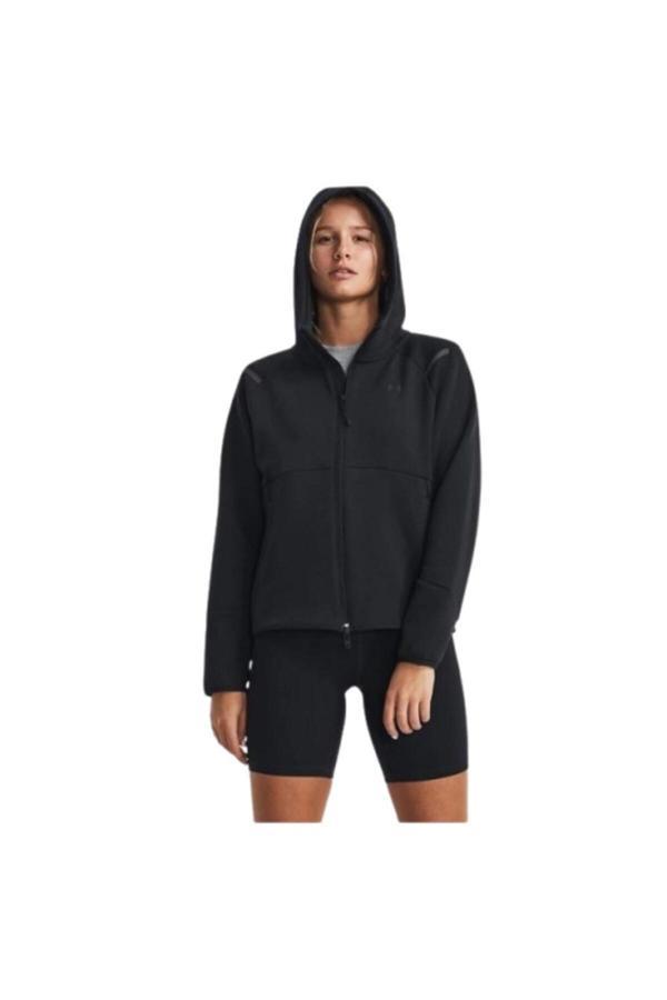 Under Armour Unstoppable Fleece Fz 1379842-001 Kadın Siyah Mont&Ceket - Image 1