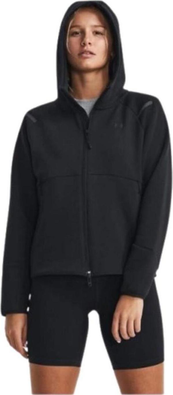 Under Armour Unstoppable Fleece Fz 1379842-001 Kadın Siyah Mont&Ceket - Image 1