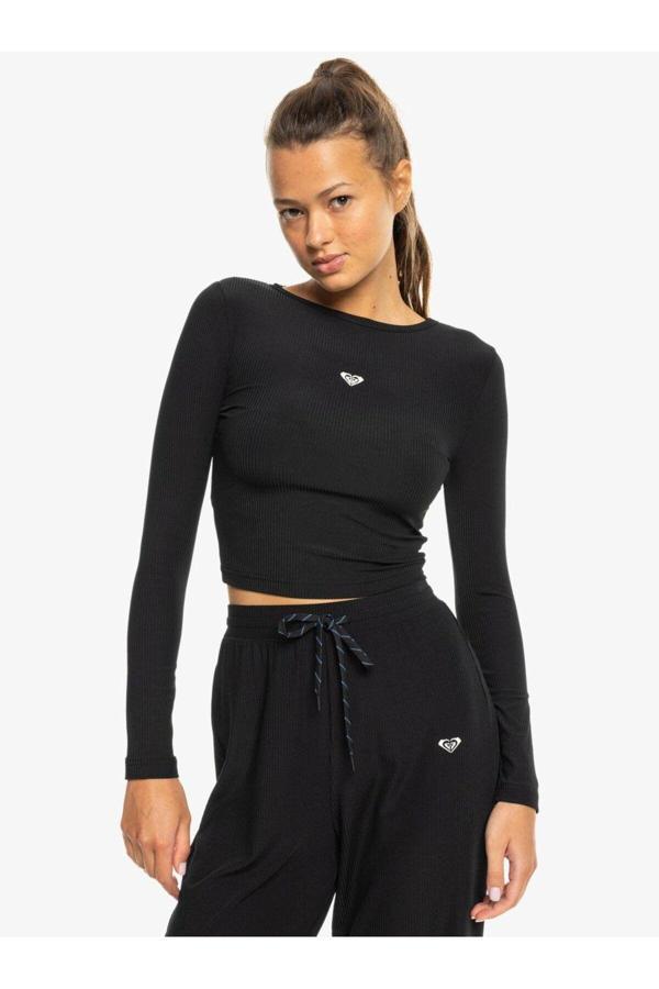 Roxy Rise & Vibe Rib Ls Kadın Tişört Erjkt04175 - Image 1