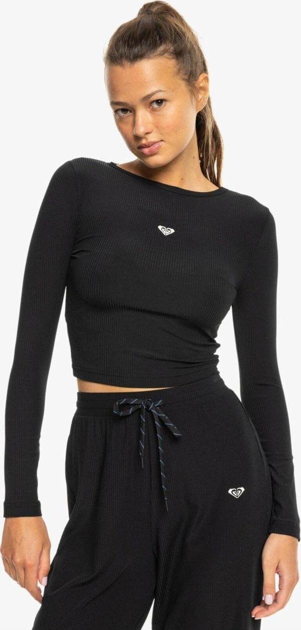 Roxy Rise & Vibe Rib Ls Kadın Tişört Erjkt04175 - Image 1