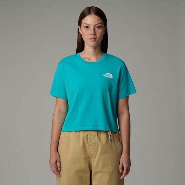 The North Face W Sımple Dome Cropped Relaxed Tee Kadın Tişört Nf0A87U4E6F1 - Image 1