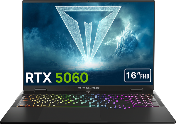 CASPER Excalibur G915 İ7-13620H 32Gb 2Tb 8Gb Rtx5060 165Hz 16" Freedos Gaming Laptop G915.1362-Dx60X-C - Image 1