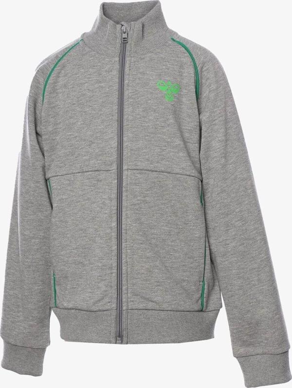 Hummel Hmlkevin Zip Çocuk Gri Eşofman Üstü 921791-2006 - Image 1