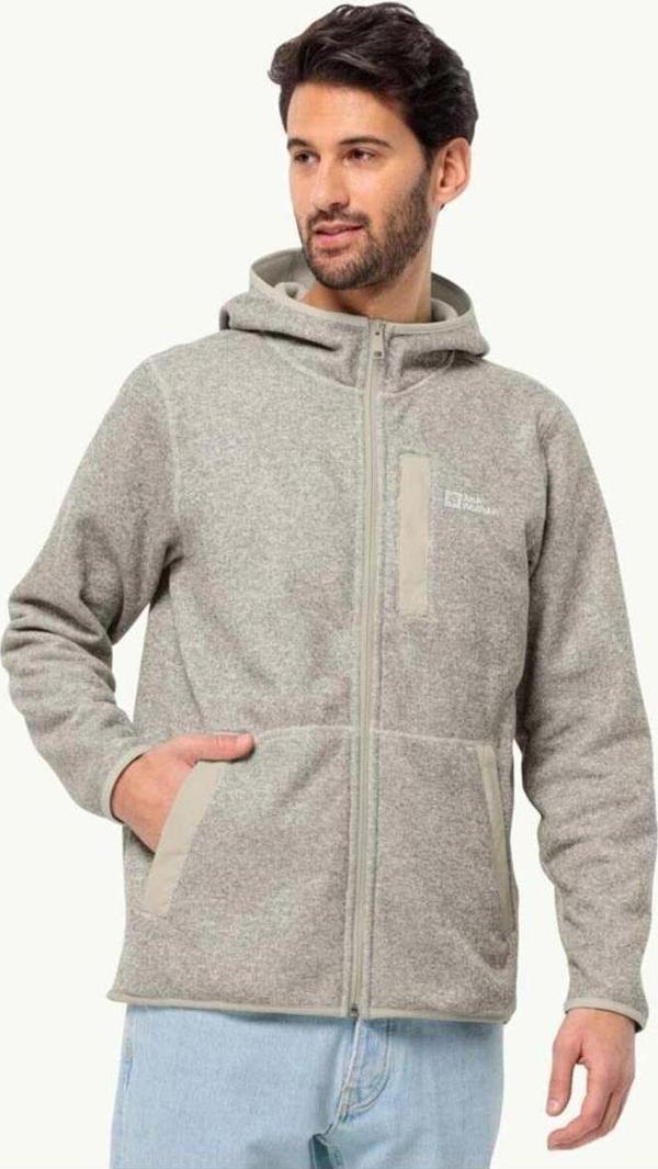 Jack Wolfskin Tannenspur Hooded Jkt M Erkek Sweat 1711121 - Image 1