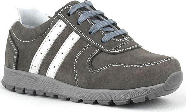Rakerplus Deri Gri Fermuarlı Spor Ayakkabı Sneaker - Image 1