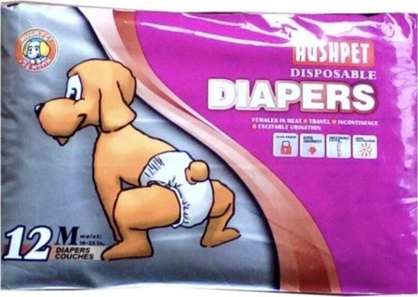 Hushpet Köpek Alt Tuvalet Bezi 12’li ( M Beden ) - Image 1