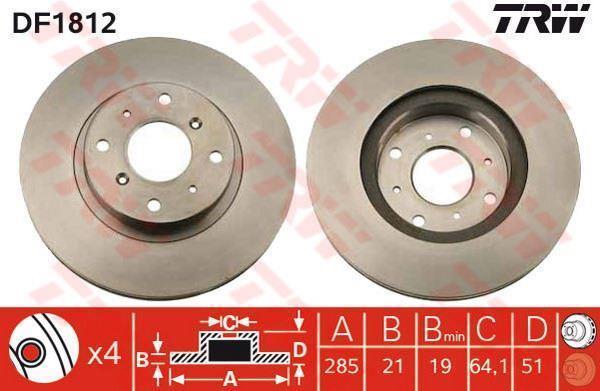 FREN DİSKİ ÖN ROVER 800 8697 HK - Image 1