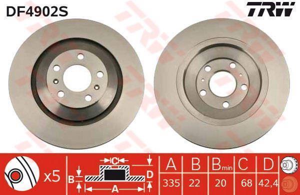 FREN DİSKİ ARKA AUDI A8 02 - Image 1